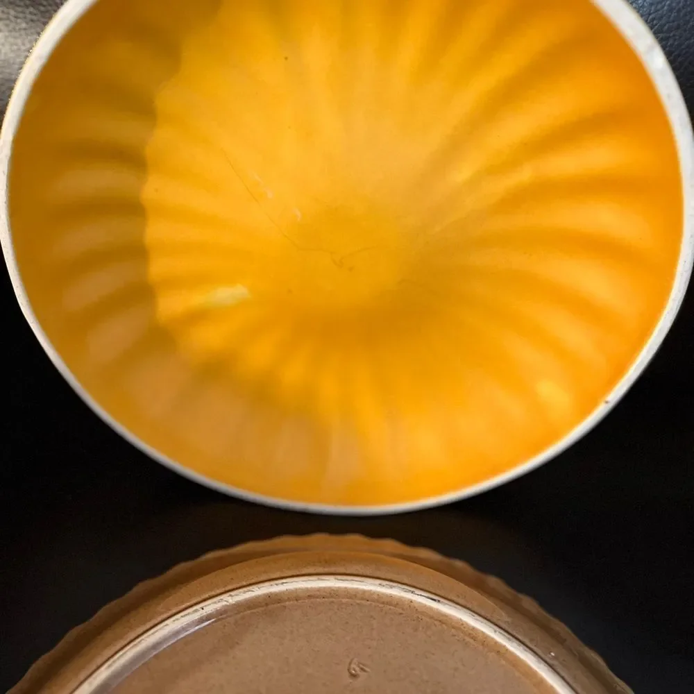 Vintage Ceramic Pumpkin Pie Server